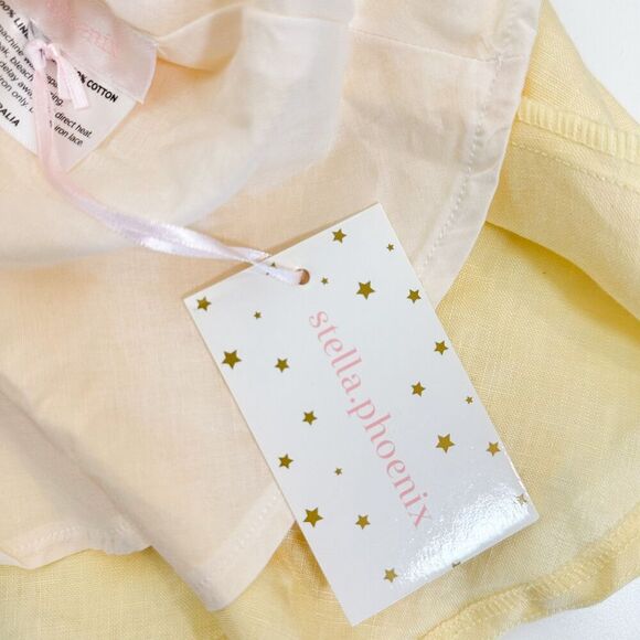 NWT Stella Phoenix Amelie Linen Ruffle Dress 4 - Picture 7 of 9